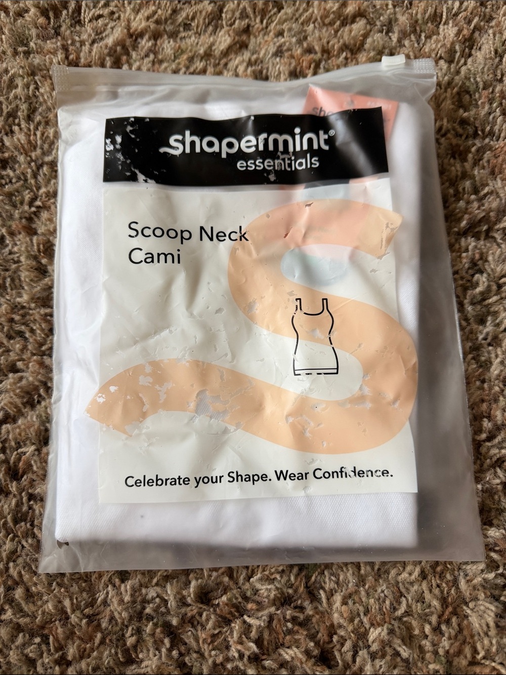 Shapermint White Scoop Neck Cami - Essentials